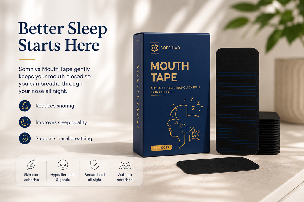 Somniva Mouth Tape – Better Sleep Starts With Better Breathing